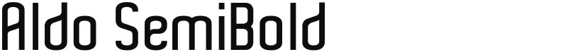 Aldo font download