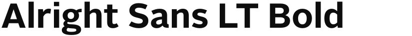 Alright Sans LT font download
