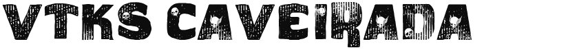 VTKS Caveirada font download
