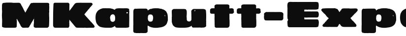 MKaputt-Expanded font download