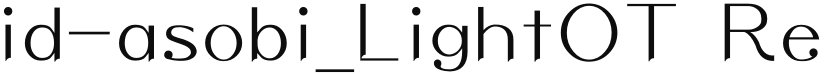 id-asobi_LightOT font download