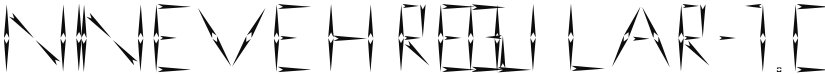 nineveh font download