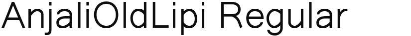 AnjaliOldLipi font download