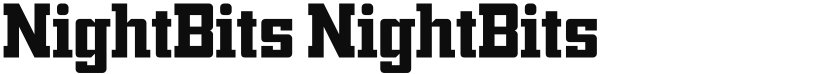 NightBits font download