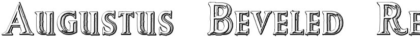 Augustus Beveled font download