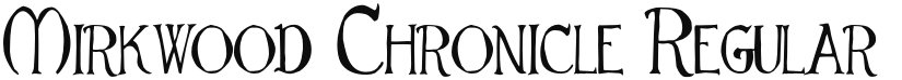 Mirkwood Chronicle font download