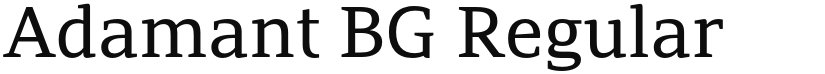 Adamant BG font download