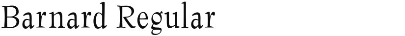 Barnard font download