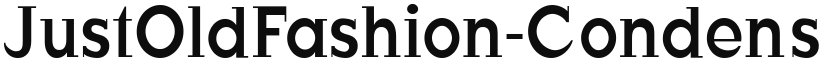 JustOldFashion-Condensed font download