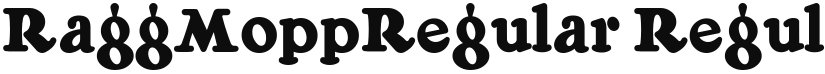 RaggMoppRegular font download