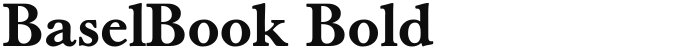 BaselBook Bold