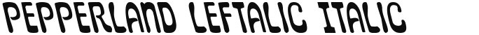 Pepperland Leftalic Italic