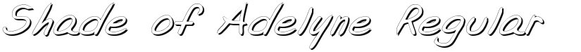 Shade of Adelyne font download