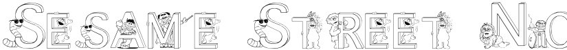 Sesame Street font download