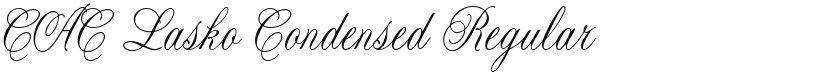 CAC Lasko Condensed font download