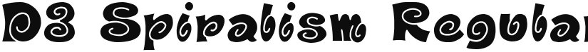 D3 Spiralism font download