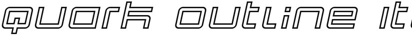 Quark Outline font download