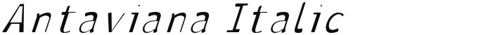 Antaviana Italic