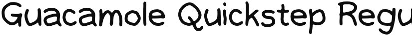 Guacamole Quickstep font download