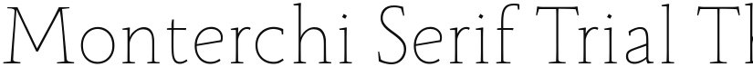 Monterchi Serif Trial font download