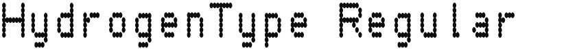 HydrogenType font download