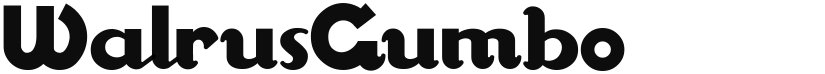 Walrus Gumbo font download