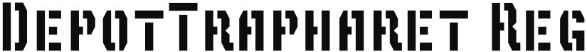 DepotTrapharet font download