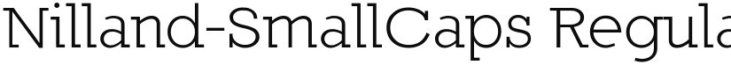 Nilland-SmallCaps font download