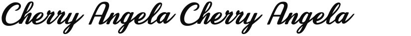 Cherry Angela font download