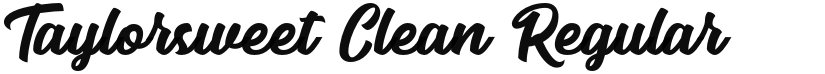 Taylorsweet Clean font download