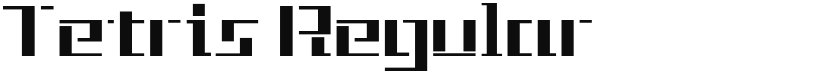 Tetris font download