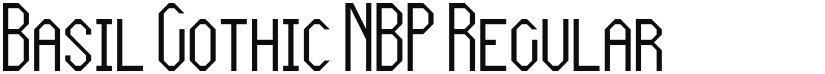 Basil Gothic NBP font download
