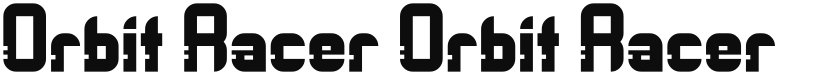 Orbit Racer font download