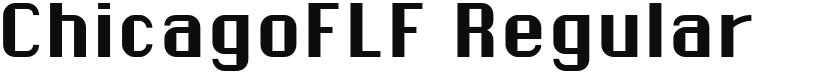 ChicagoFLF font download