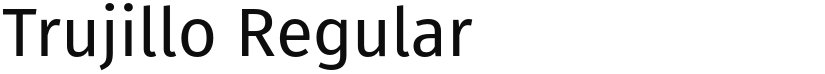 Trujillo font download