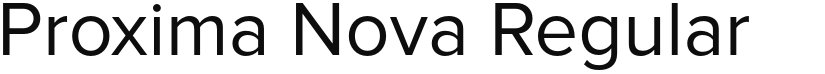 Proxima Nova font download