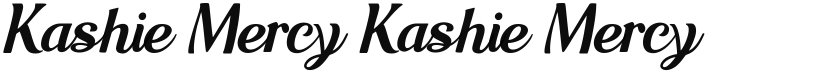 Kashie Mercy font download