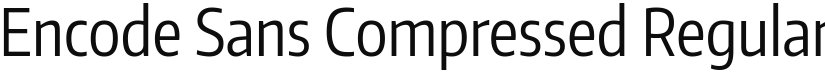 Encode Sans Compressed font download