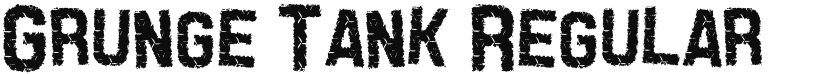 Grunge Tank font download