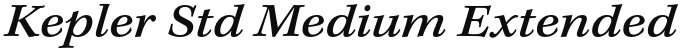 Kepler Std Medium Extended Italic Caption