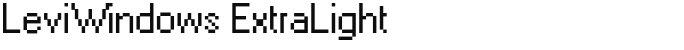LeviWindows ExtraLight