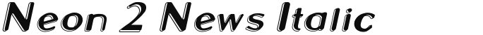 Neon 2 News Italic