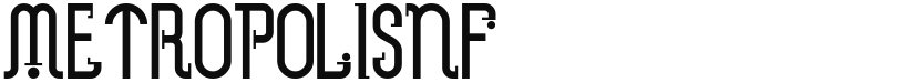 Metropolis font download