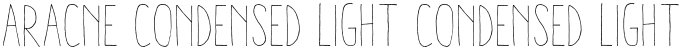 Aracne Condensed Light Condensed Light