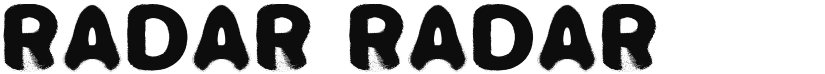 RADAR font download