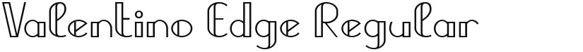 Valentino Edge font download