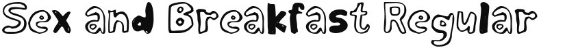 Sex and Breakfast font download