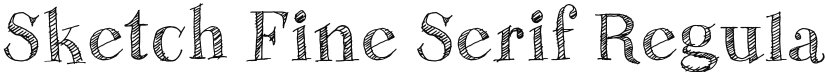 Sketch Fine Serif font download
