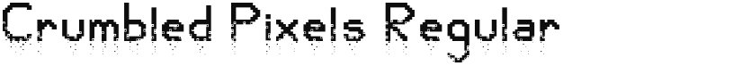 Crumbled Pixels font download