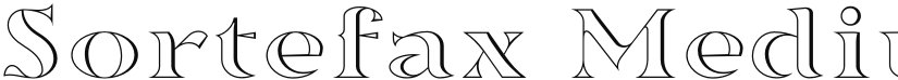 Sortefax font download
